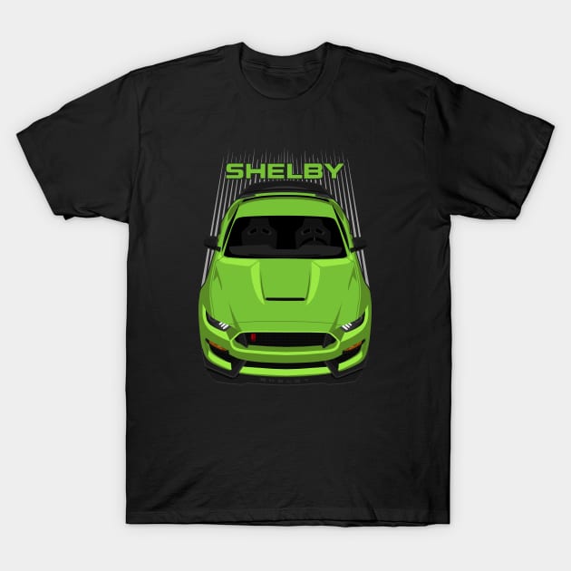 Ford Mustang Shelby GT350R 2015 - 2020 - Grabber Lime T-Shirt by V8social